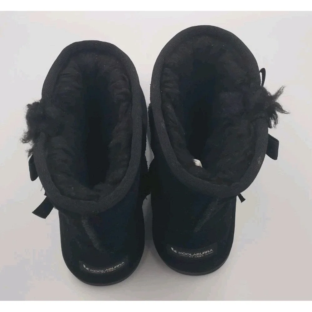KOOLABURRA BY‎ UGG/ KIDS Victoria Short 1019372 Black SIZE 1 Boots